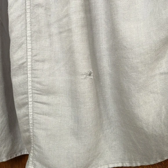 Aritzia Wilfred Bertillon Blouse “Ashen” Poet Button Up Drapey XXS - Picture 8 of 8